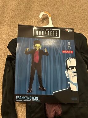 Universal Monsters Frankenstein Costume - Black and Green